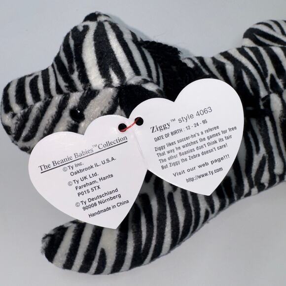 Ty Beanie Baby Ziggy the Zebra - Picture 6 of 6
